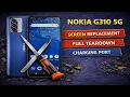 How to Replace Screen and Charging Port on Nokia G310 5G TA-1573 - Full Teardown