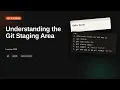 Understanding the Git Staging Area Git Basics Tutorial