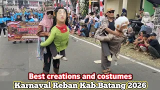 best creative and costume performance !! karnaval Desa Reban kab.Batang Jawa Tengah 2026