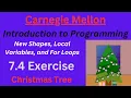 CM Intro to Programming Unit 7 Lesson 4 Christmas Tree