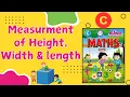 Measurement of Height Width and Length Maths Kiddies World