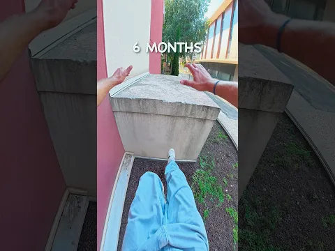 1 Day vs 10 Years of Parkour POV 🤯