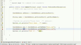 Network Programming with Java Sockets - IP and Ports