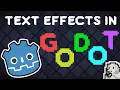 How to Use Text Effects Godot 4 Tutorial