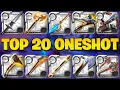 Top 20 Best One Shot Build in Mists 2026