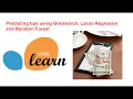 Predict the tips Kaggle Dataset using Scikit learn GridsearchCV Lasso and Random Forest