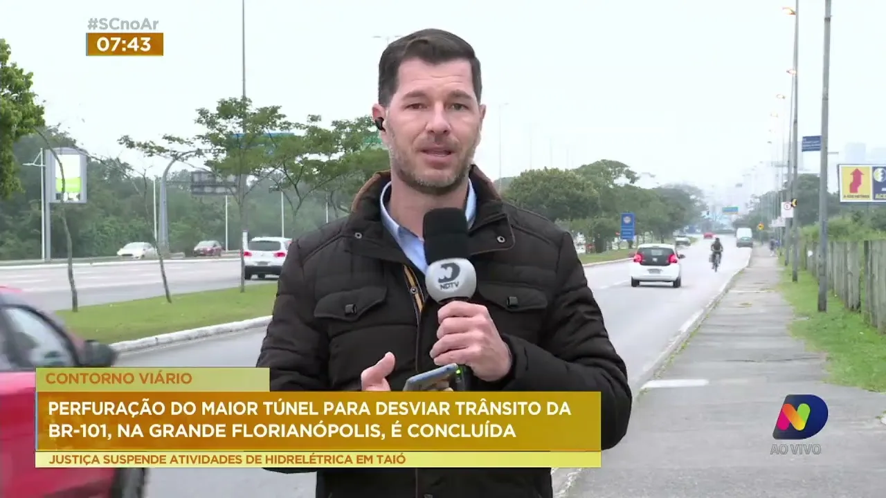 Parte das obras do Contorno Viário da Grande Florianópolis é concluída; veja vídeo