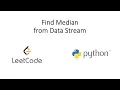 Leetcode - Find Median from Data Stream Python