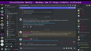 CircuitPython Weekly Meeting Fixed for March 17 2025 circuitpython