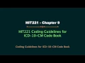 HIT220 221 ICD-10-CM code book Chapter 9 Coding Guidelines Updated 2017