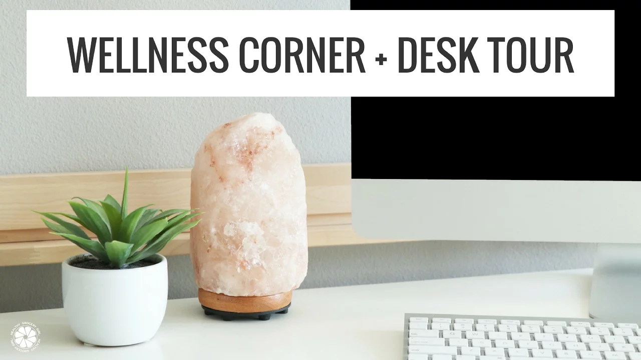 My Wellness Corner + Desk Tour   Healthy Grocery Girl