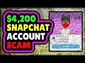 The 4 200 Snapchat Account Scam