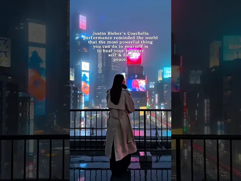 she healed her younger self 🌃