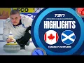World Men s Curling Championship Draw 4 - Canada vs Scotland