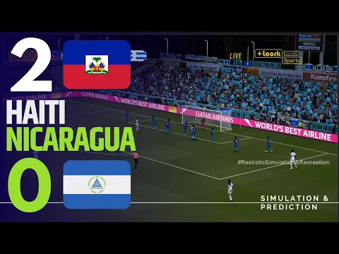Video Thumbnail: HAITI 2-0 NICARAGUA ¡RESUMEN! | Eliminatorias Concacaf Mundial 2026 | Simulación/Recreación