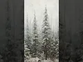 Step into a winter wonderland with Winter Spruce Pine Forest Printable Wall Art Decor