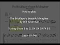 How to play "The bricklayer's beautiful daughter" by Will Ackerman