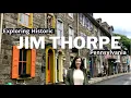 Jim Thorpe PA Exploring the Gateway to the Poconos Stone Row Shops History Vlog