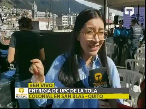 Entrega de UPC de la Tola Colonial en San Blas - Quito
