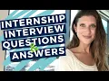 INTERNSHIP INTERVIEW QUESTIONS AND ANSWERS - 20 Examples to Help You Prepare for Your Interview