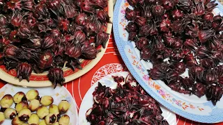 طريقة تنظيف وتجفيف العناب الكركديه والطعم حكايه رابط الفديو كامل في صندوق الوصف  طريقة تنظيف وتجفيف العناب الكركديه والطعم حكايه رابط الفديو كامل في صندوق الوصف