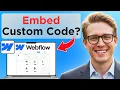 How to Embed Code in Webflow Quick Tutorial Easy Guide