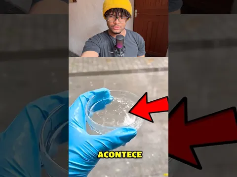 O que acontece se você colocar água da chuva no microscópio? 🔬