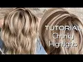 TUTORIAL 2000 s CHUNKY Hair Trend High Contrast Hair