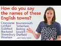How to pronounce British towns cities - HAM