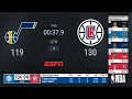 Jazz Clippers WCSF Game 6 NBA Playoffs on ESPN Live Scoreboard