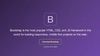 Bootstrap 4 Tutorial