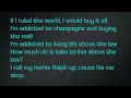 Big Sean ft. J Cole - 24K of Gold (Lyrics on Screen) [DETROIT\