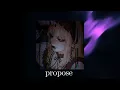 Lagu 9LANA PROPOSE  [SLOWED REVERB]