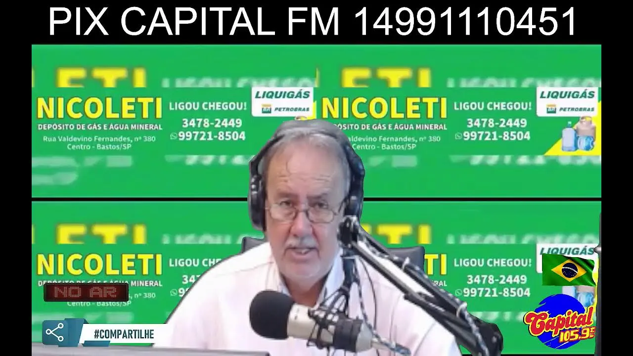 Transmissão ao vivo de Radio Capital Fm Bastos sp