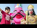 Download Lagu Ye Ravan to Must Hai 😱 | Puru Hanuman ji Ban Gaya | Dussehra Festival Vlog | Yaatri