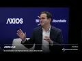Sen Brian Schatz in conversation with Axios Nathan Bomey