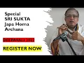 Download Lagu Sri Sukta Japa Homa Archana for Deepavali 2022 | For Wealth and Prosperity | Register Now