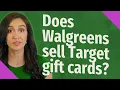 Does Walgreens sell Target gift cards