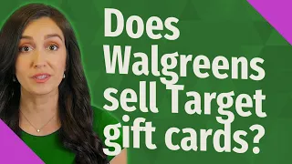 Does Walgreens sell Target gift cards