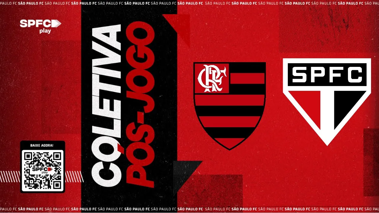 COLETIVA PÓS-JOGO: FLAMENGO X SÃO PAULO | SPFC PLAY