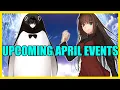 Upcoming April Events Order
