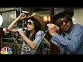 Miley Cyrus Busks in NYC Subway in Disguise