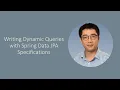Episode 55 Spring Data JPA Specifications
