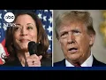 Kamala Harris and Donald Trump are tied in 538 s new polling averages