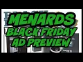 Menards Black Friday Ad 2020