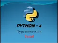 Type conversion in python