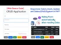 CRUD System in PHP - How to Insert Update Delete and Read in PHP using MySQL Database Bootstrap