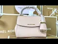 Michael Kors Ava Extra-Small Saffiano Leather Crossbody in Soft Pink by springflingmnlph