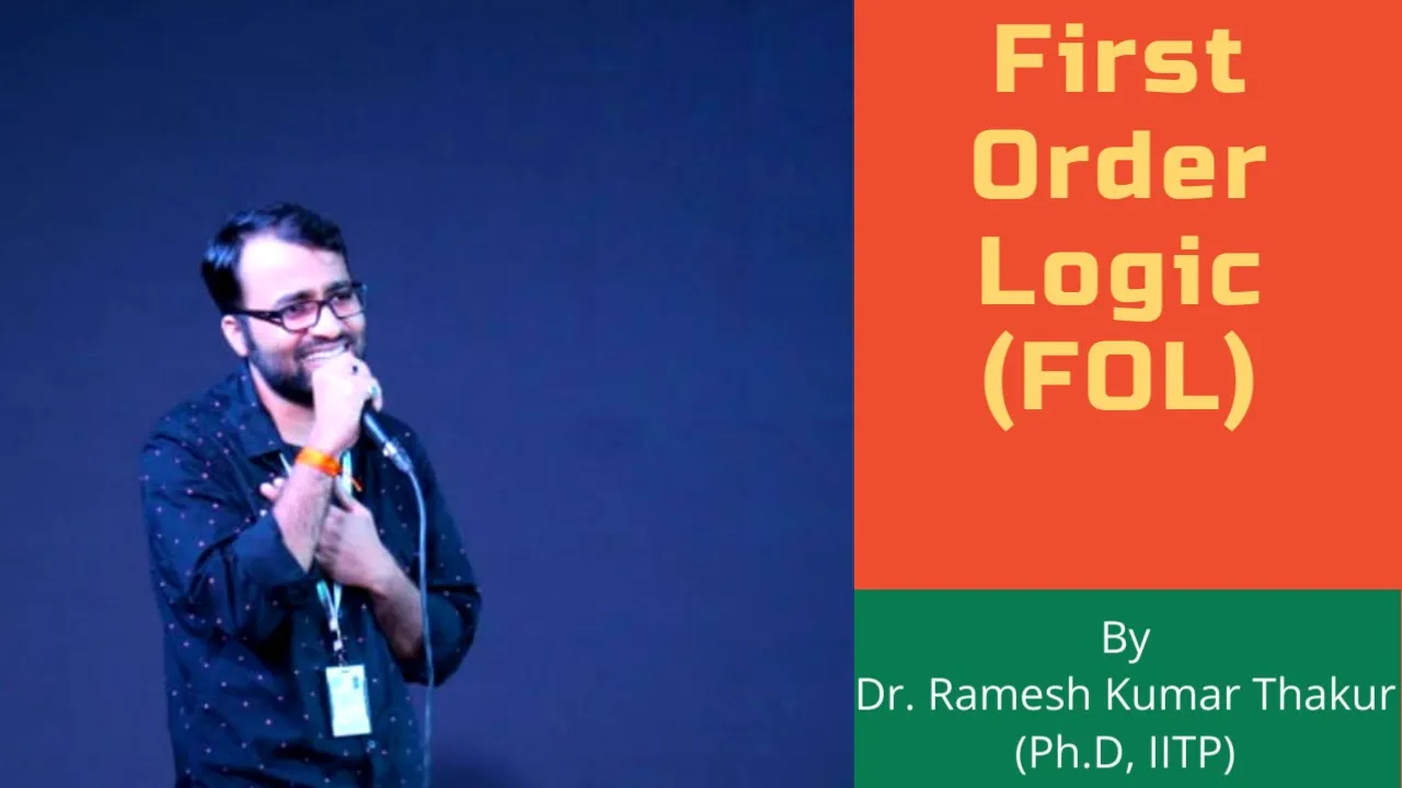 Module-8:First Order Logic - Artificial Intelligence|Predicate Logic|First Order Predicate Logic|FOL