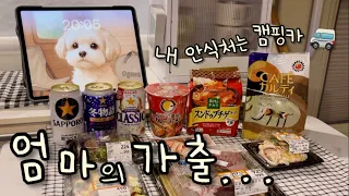 도시락 싸다가 집 나간 일본맘 🫪 캠핑카에서 고독한 대식가 된 차박 썰 푼다… 🚐🍺🍣 🍜